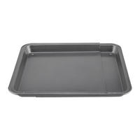 BACKBLECH Bakery Grau - Grau, Metall (33/3/52cm) - Mömax