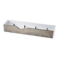 GARDEROBENPANEEL Kolmio Eiche Ribbeck - Alteiche, Holzwerkstoff (83.5/12.5/21cm) - Vladon