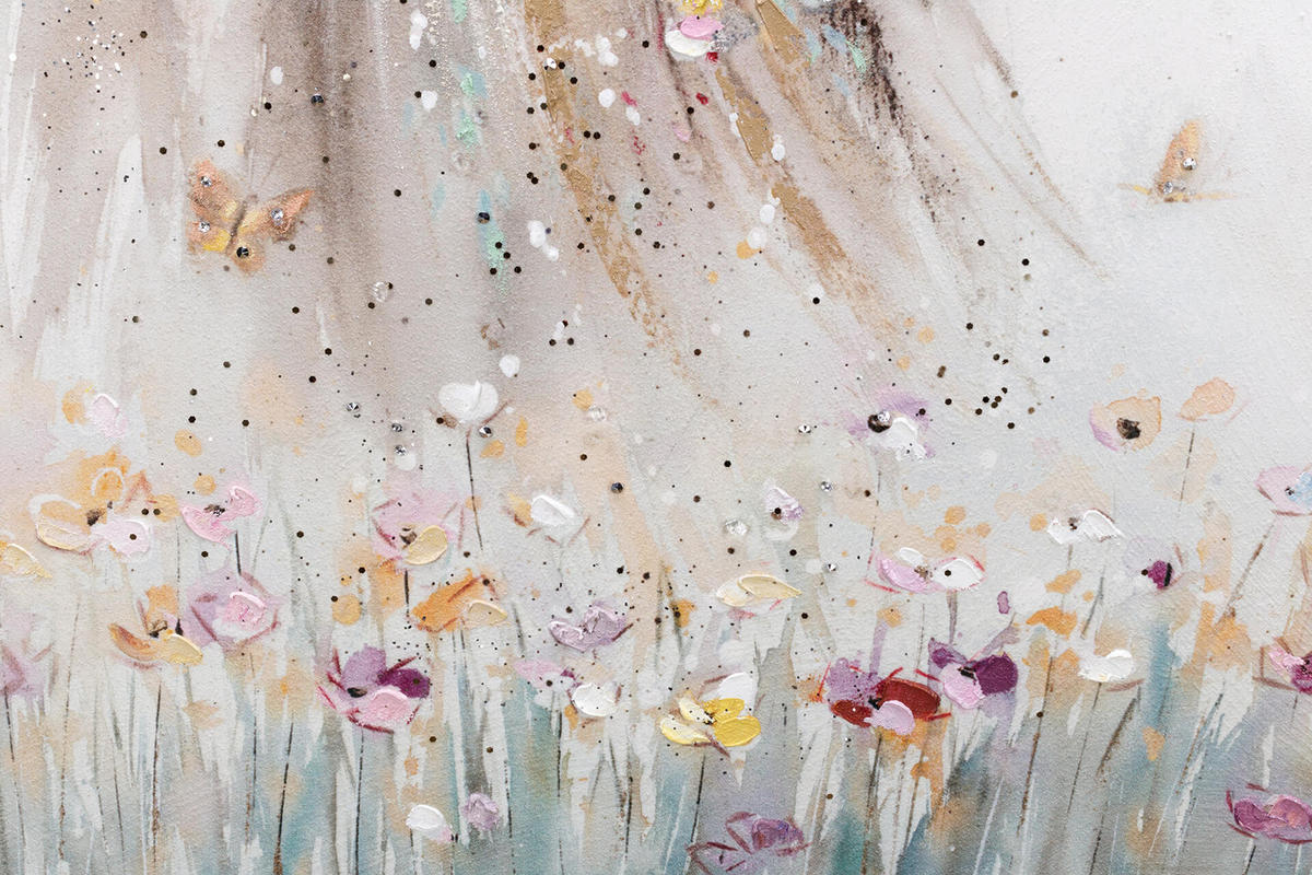 OLEJOMAĽBA 75/100 cm, Zvieratá - taupe/béžová, drevo/textil (75/100cm) - KUNSTLOFT