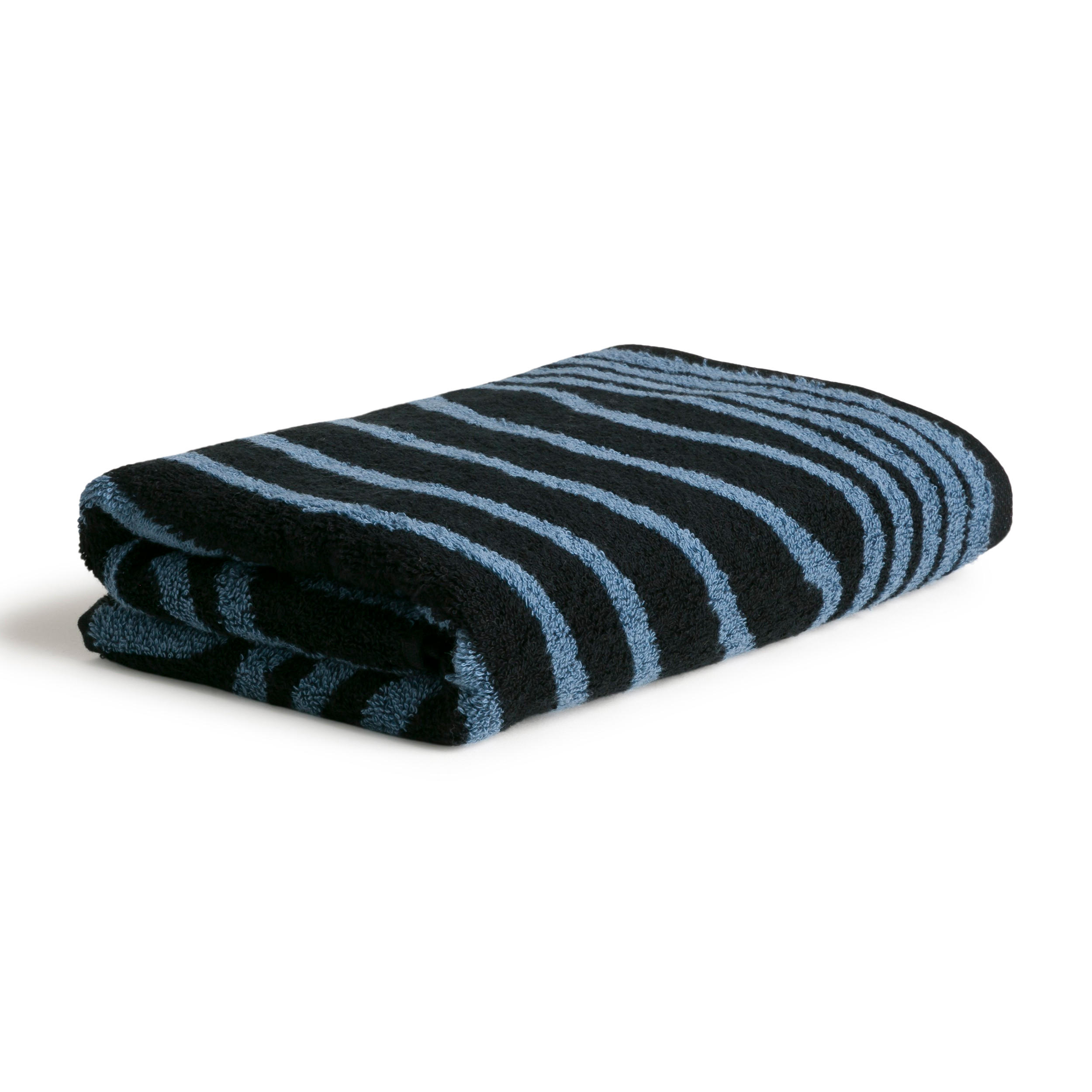HANDTUCH ILLUSIONS - Blau/Schwarz, Textil (50/100cm) - MÖVE