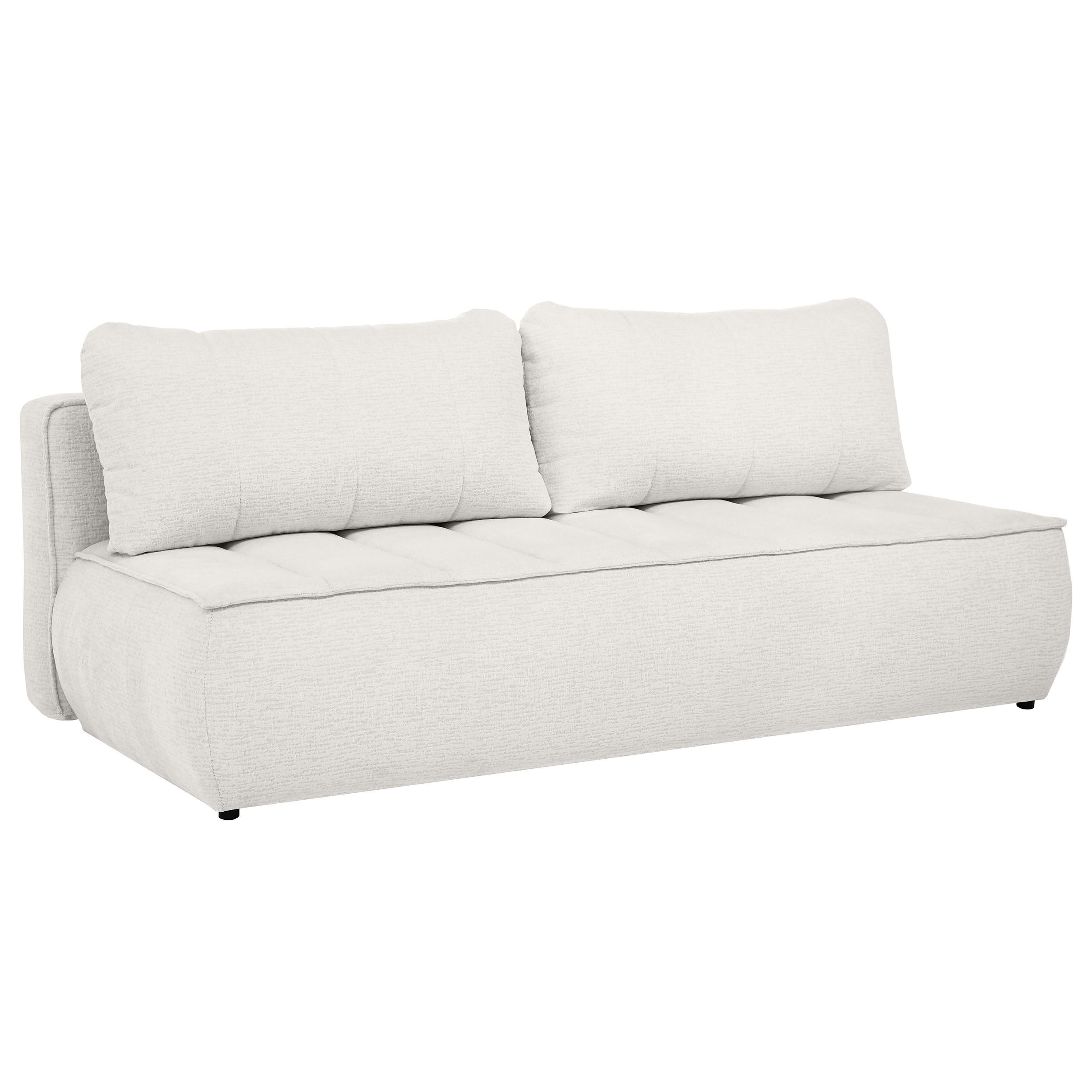 Beautysofa ROZKLÁDACÍ POHOVKA Doris s funkcí spaní a úložným prostorem, systém DL, světle béžová