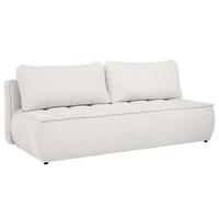SCHLAFOSOFA Doris mit Schlaffunktion und Bettkasten, DL-System, Hellbeige - Beige, Textil (210/88/100cm) - Beautysofa