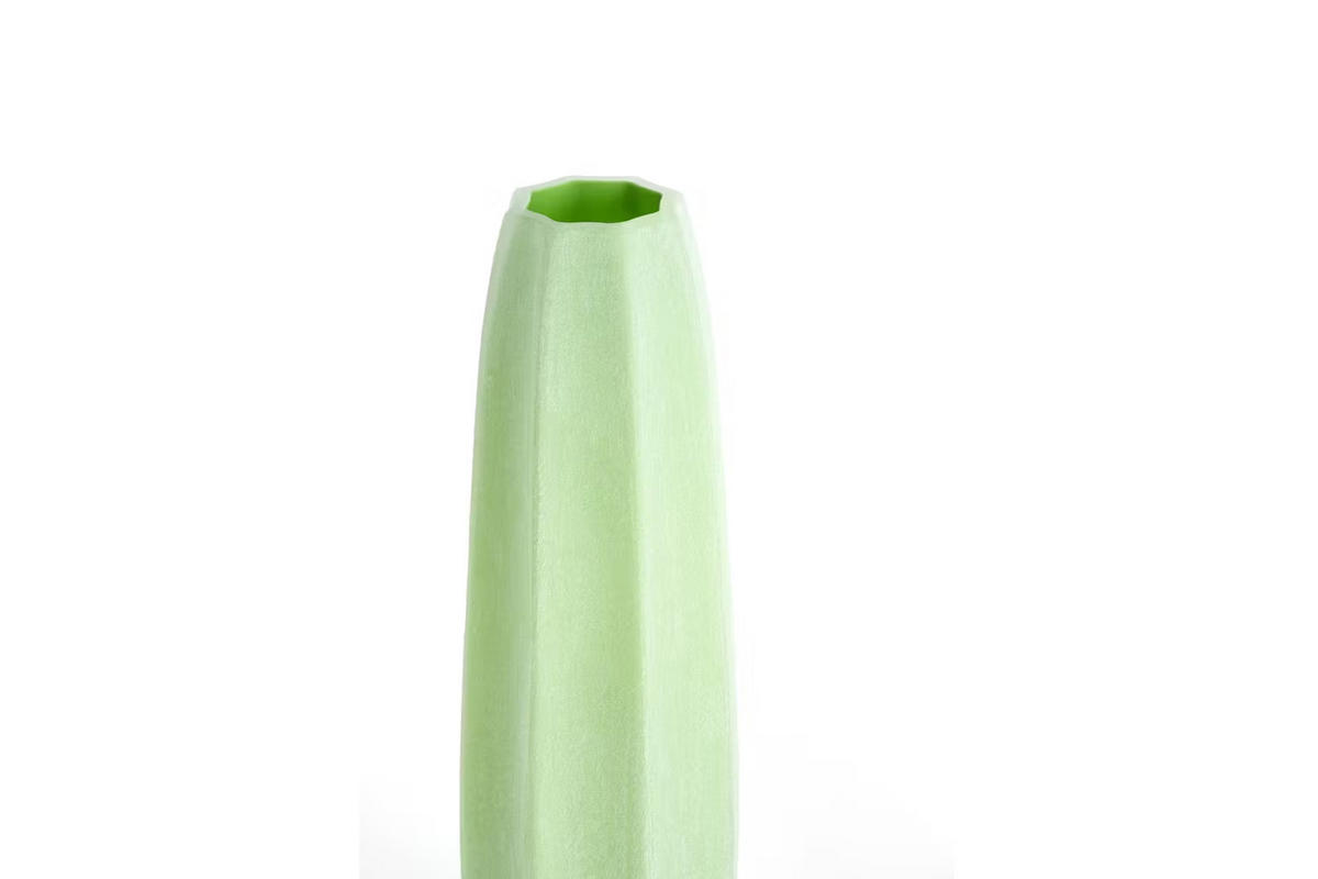 GLASVASE BRADLEY Ø17x60 cm, Glas, Mintgrün - Mintgrün, Glas (17/60cm) - Light & Living