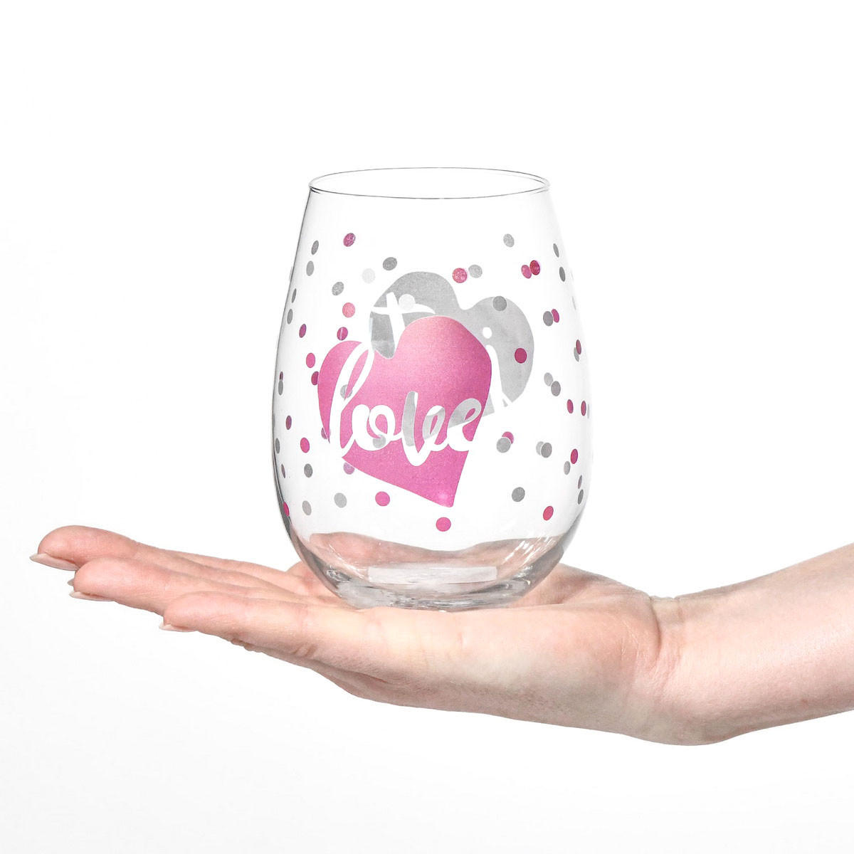 WASSERGLÄSER Just Love, 500 ml - Multicolor, Glas (0.5L) - Krosno Glass