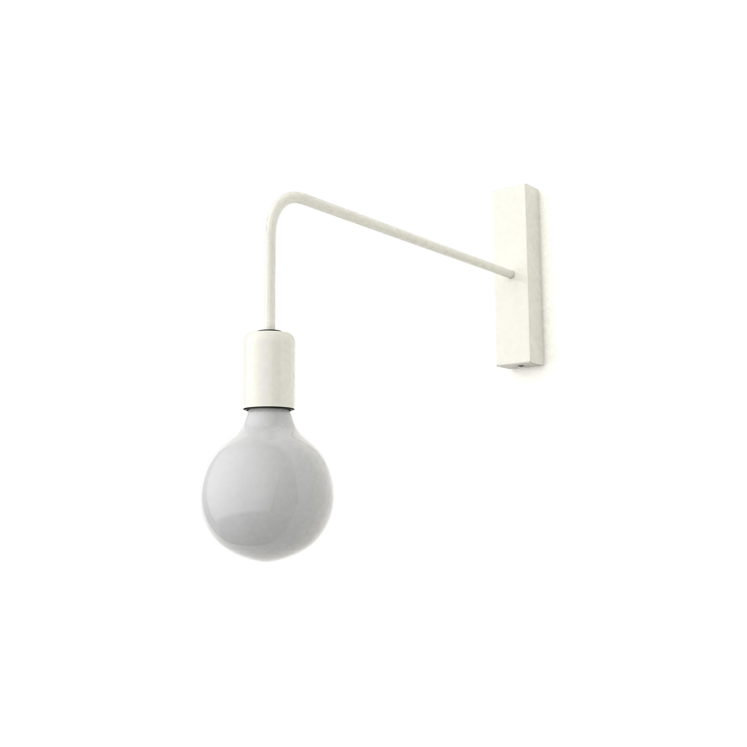 WANDLEUCHTE - Weiß, Metall (44.5/30/44.5cm) - Lumicom