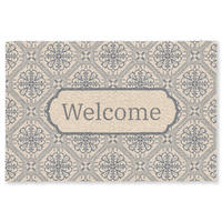 ROHOŽKA Welcome - Classic - Grey 180x120 cm - béžová, plast (180/120cm) - MuchoWow