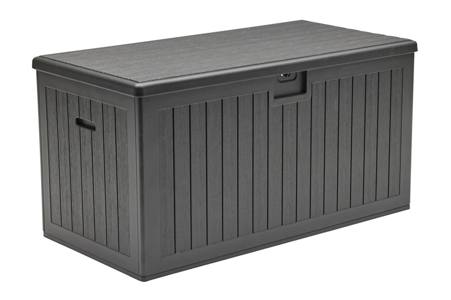 KISSENBOX Lilo 160x80 cm, Kunststoff, Schwarz - Schwarz, Kunststoff (160/72/80cm) - dasmöbelwerk