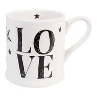 BECHER Hände in Schwarz - 500 ml - Schwarz, Keramik (0.5L) - Blond Amsterdam