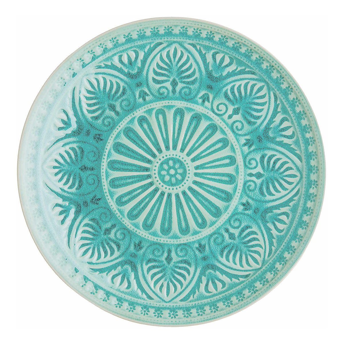 PLATZTELLER 2er-Set Sumatra 31 cm - Türkis, Keramik (31/31/3cm) - Butlers