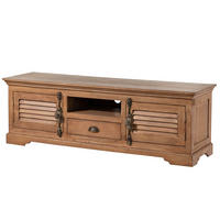 TV-BOARD Mango 170x45x55 beige geölt TOULOUSE #11 - Beige, Holz (170/55/45cm) - Massivmoebel24