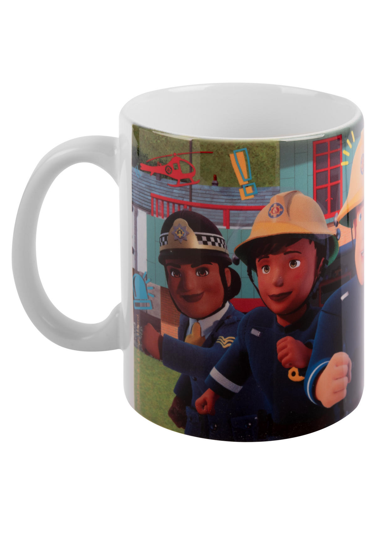 BECHER Feuerwehrmann Sam Party Mehrfarbig 320 ml - Multicolor, Keramik (0.32L) - Chiemsee