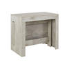 AUSZIEHBARER TISCH Holz-Effekt Zement 90/300/77 cm - Grau, Holzwerkstoff (90/300/77cm) - DMORA
