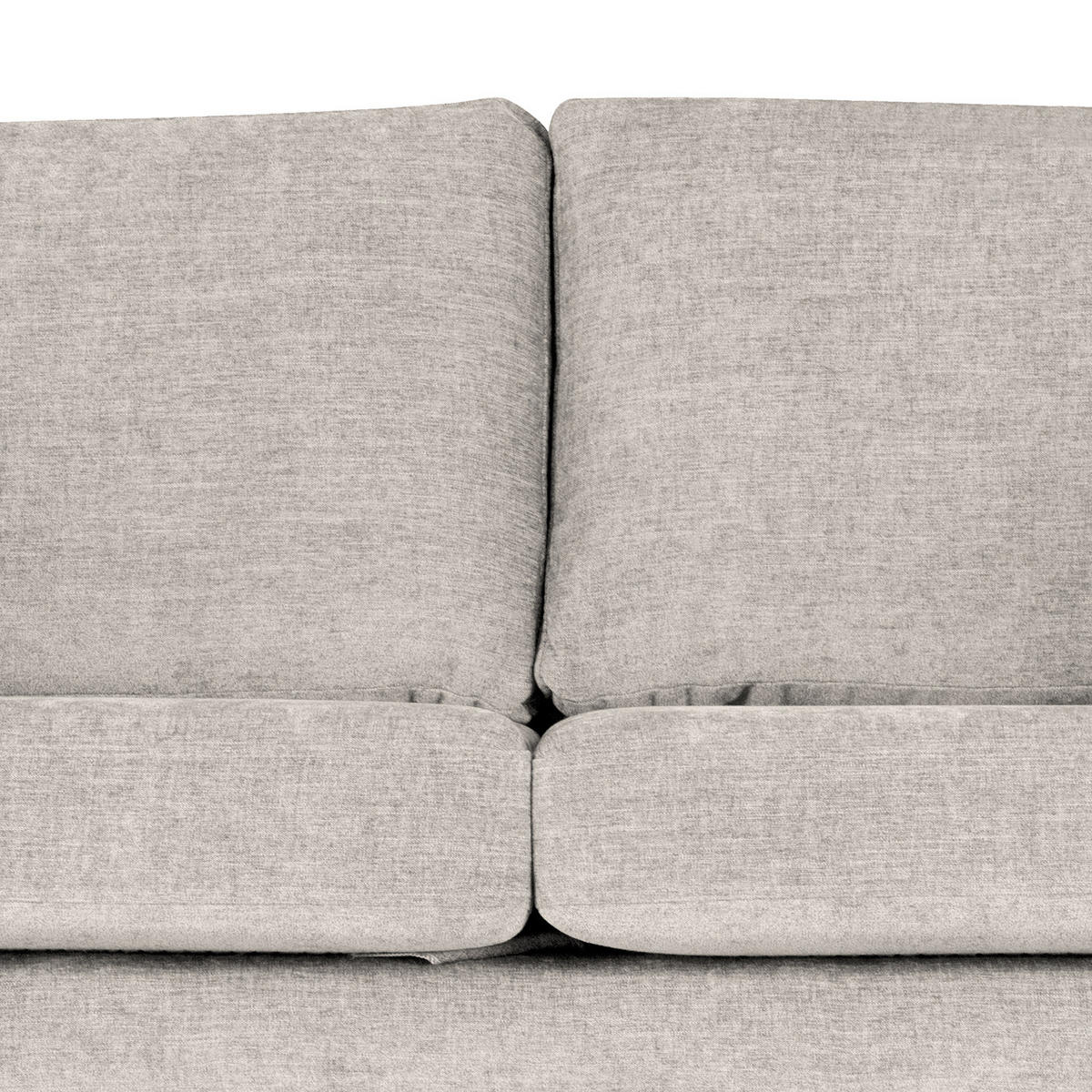 2-SITZER SOFA - Eichefarben/Grau, Eichenholz/Textil (197/81/88cm) - home24