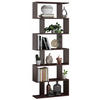 BÜCHEREGAL BASK MAX Wenge 76,4/28/210 cm - Wengefarben, Holzwerkstoff (76.4/210/28cm) - Matkam Möbel