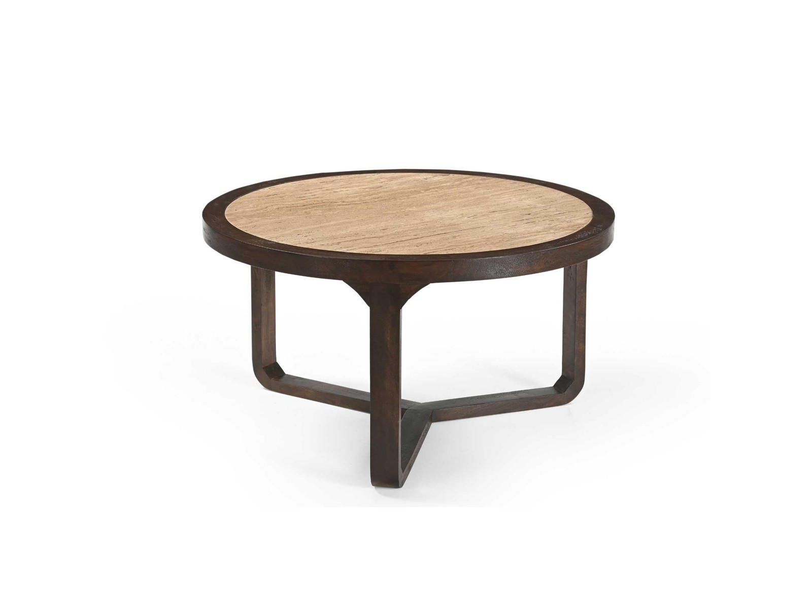 COUCHTISCH Morris Mangoholz 75 cm / 75 cm Braun - Braun, Holz (97/78/90cm)