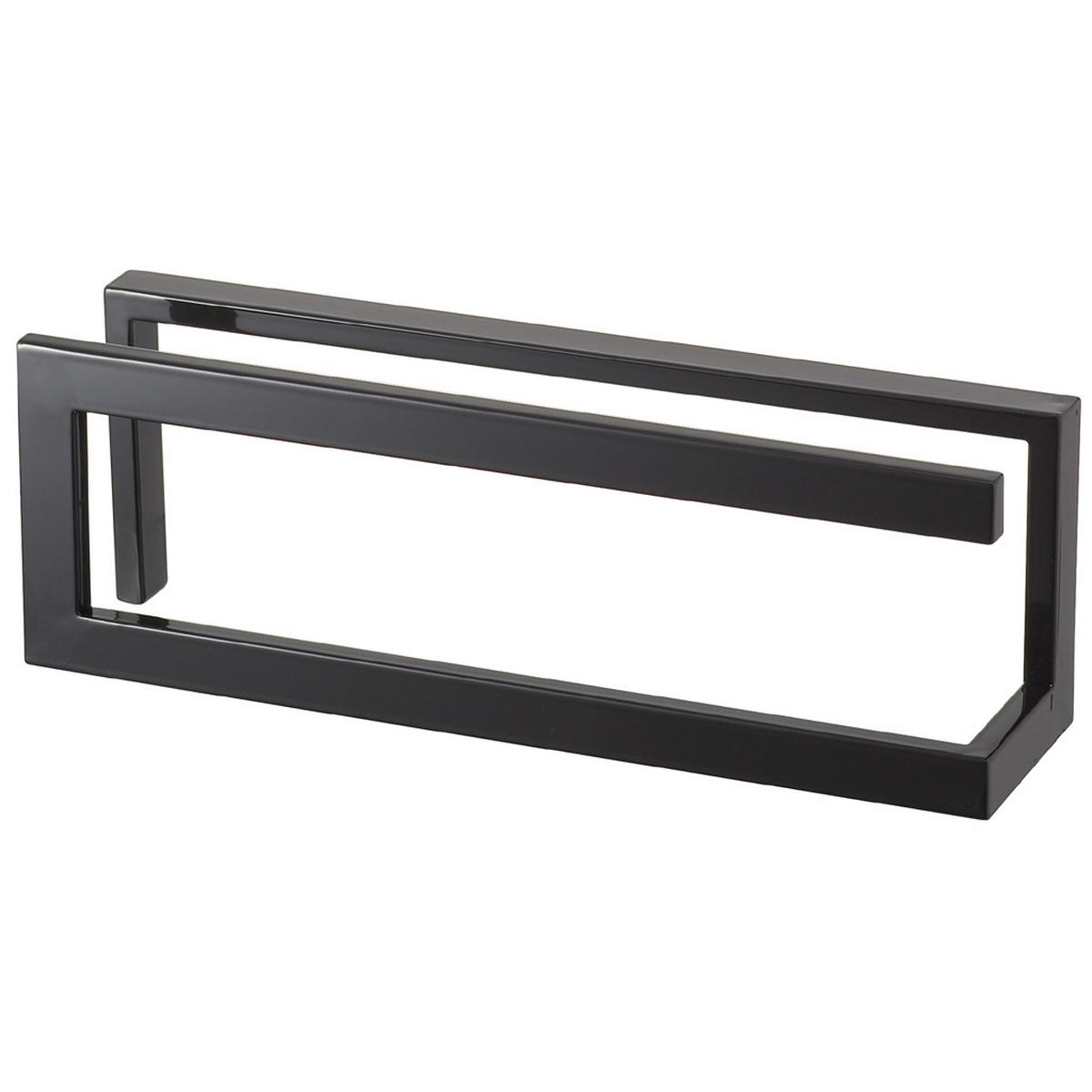 PANTOFFELSTÄNDER Line 6462 Schwarz Metall 14/42/10.5 cm - Schwarz, Metall (42/14/10.5cm) - Yamazaki