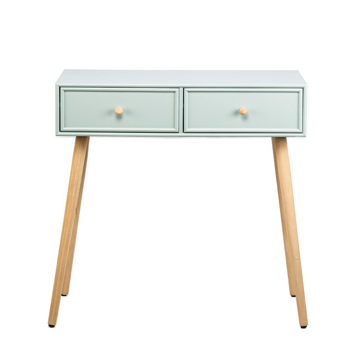 KONSOLENTISCH Rechteckig Grün 80 x 42 x 79 cm - Grün, Holz (42/80/79cm) - Nordlys