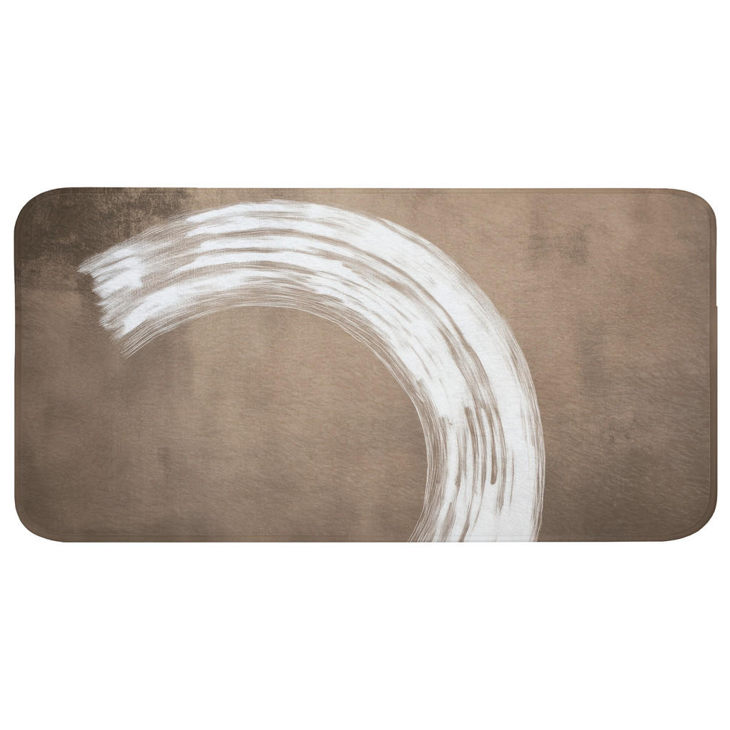 OnlyWow KOUPELNOVÁ PŘEDLOŽKA Barva - hnědá - Japandi 120x60 cm