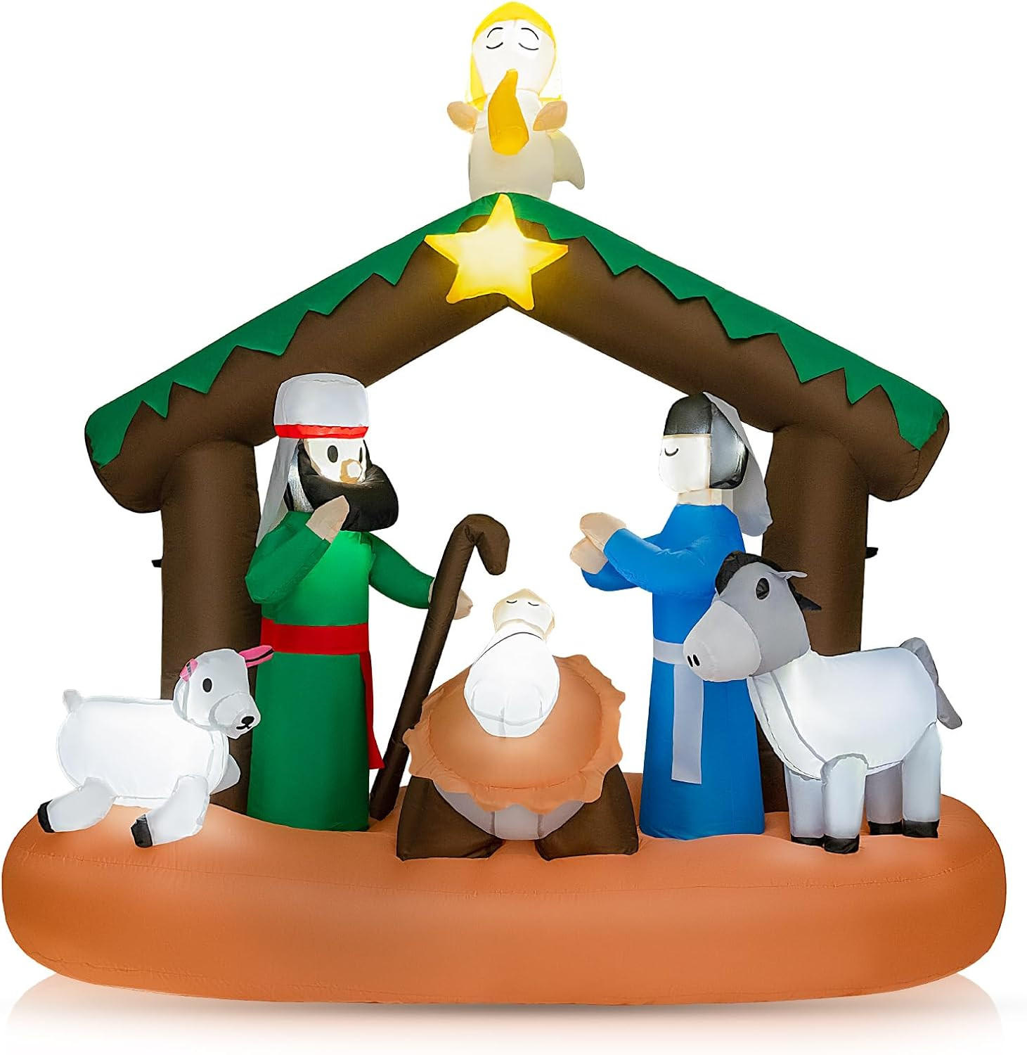 JESU 180 Multicolor - Multicolor, Kunststoff (76/180/172cm) - COSTWAY