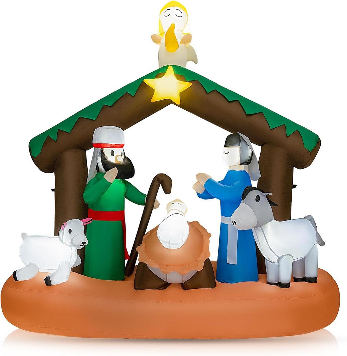 JESU 180 Multicolor - Multicolor, Kunststoff (76/180/172cm) - COSTWAY