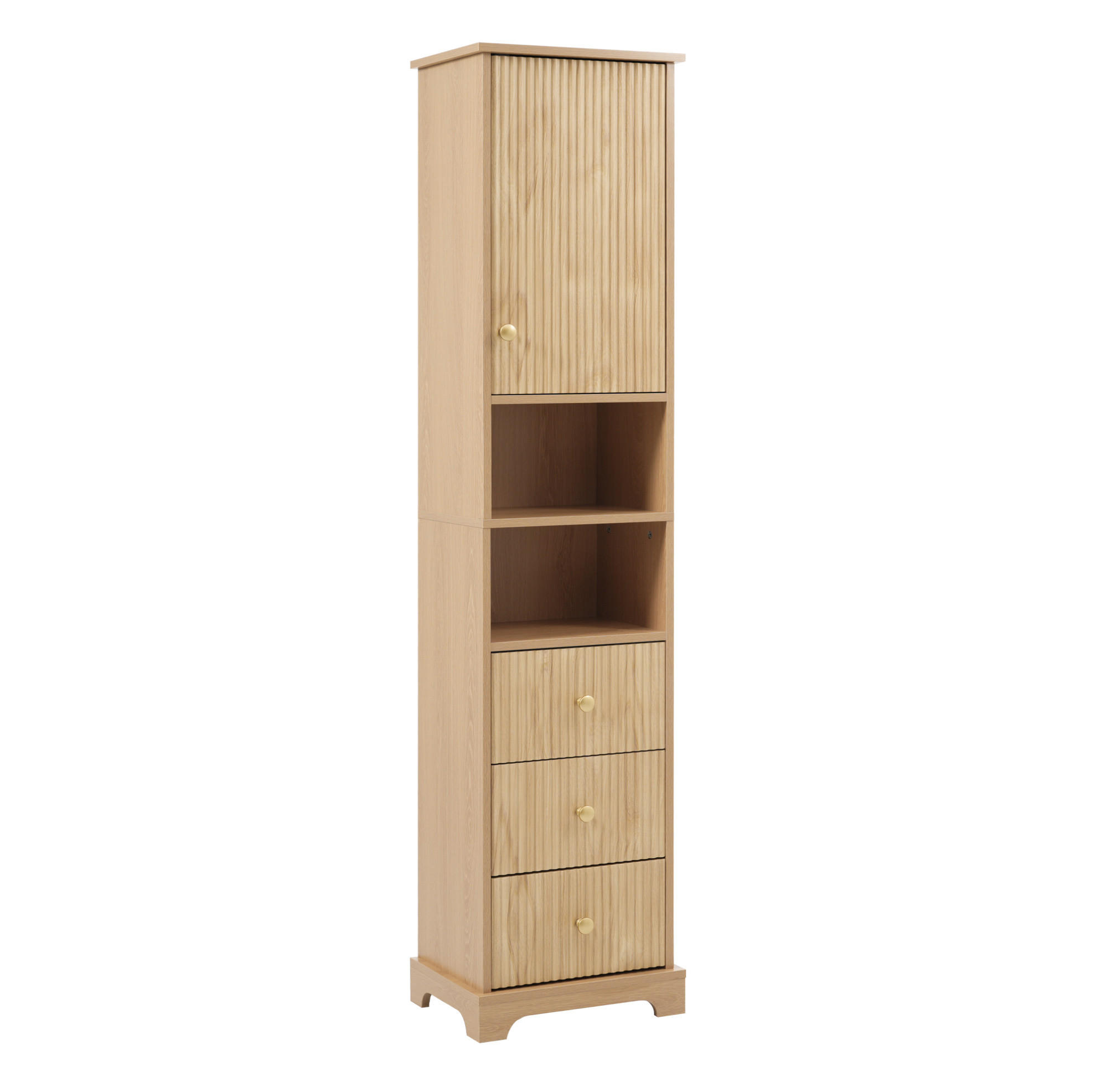 Modenvie Hochschrank Natur 40x172x30 cm