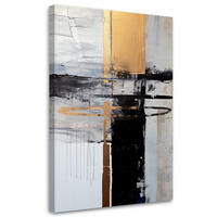 KUNSTDRUCK Gold 80/120 cm - Goldfarben, Textil (80/120cm) - KUNSTLOFT