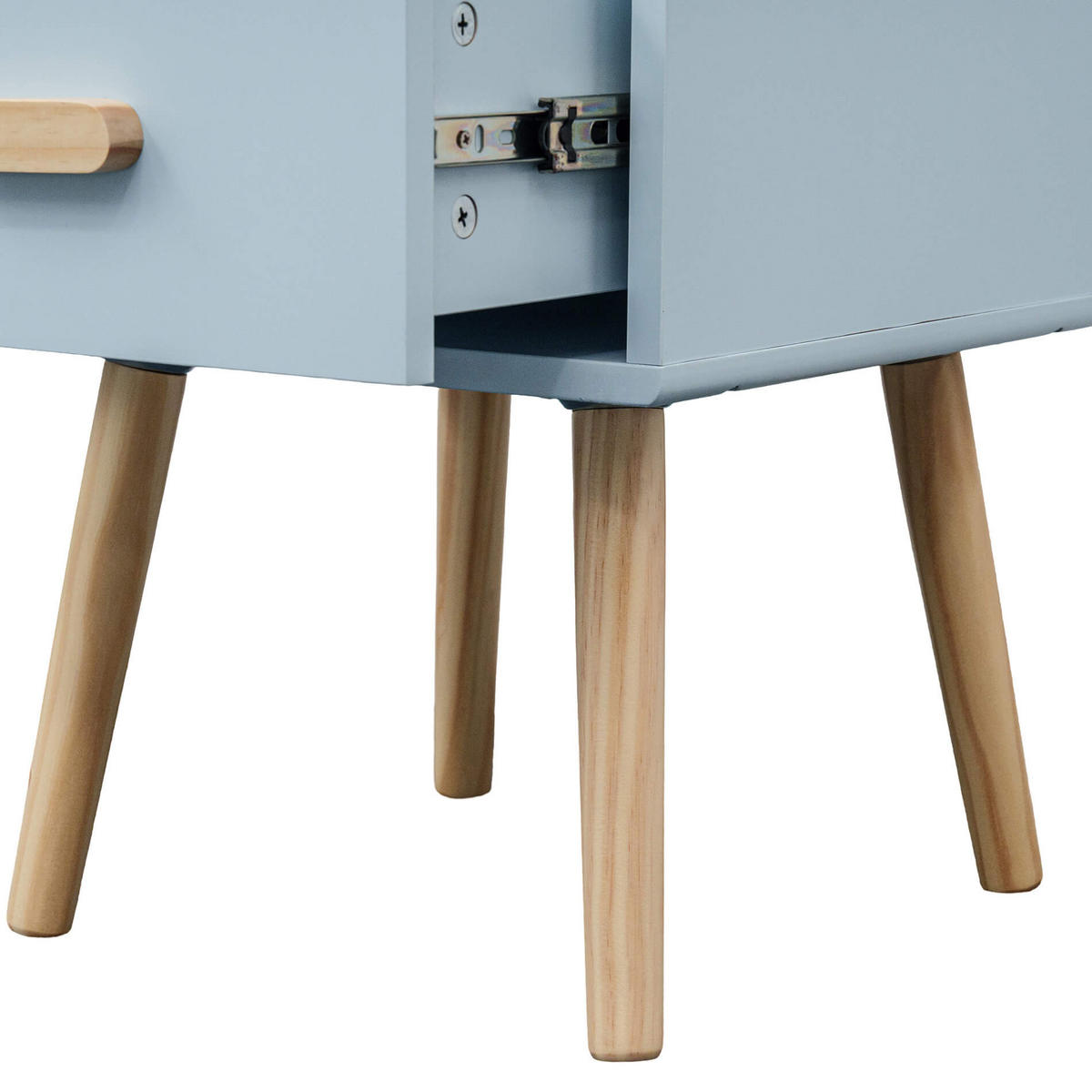 KINDERNACHTKÄSTCHEN Hellblau 35/35/44 cm - Hellblau, Holzwerkstoff (35/44/35cm)