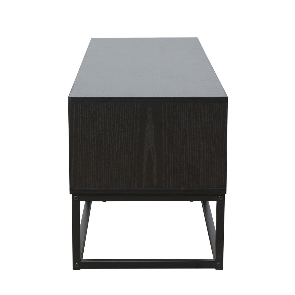 TV-SCHRANK, Schwarz - Schwarz, Holz (140/45/40cm) - Oviala
