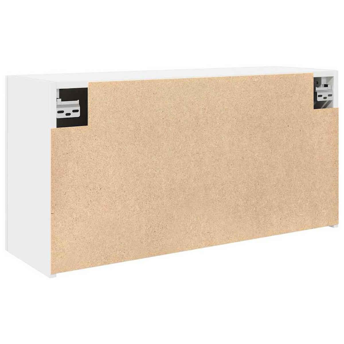 BAD-WANDSCHRANK Weiss 80/25/40 Cm Holzwerkstoff - Weiß, Holzwerkstoff (25/40/80cm) - vidaXL