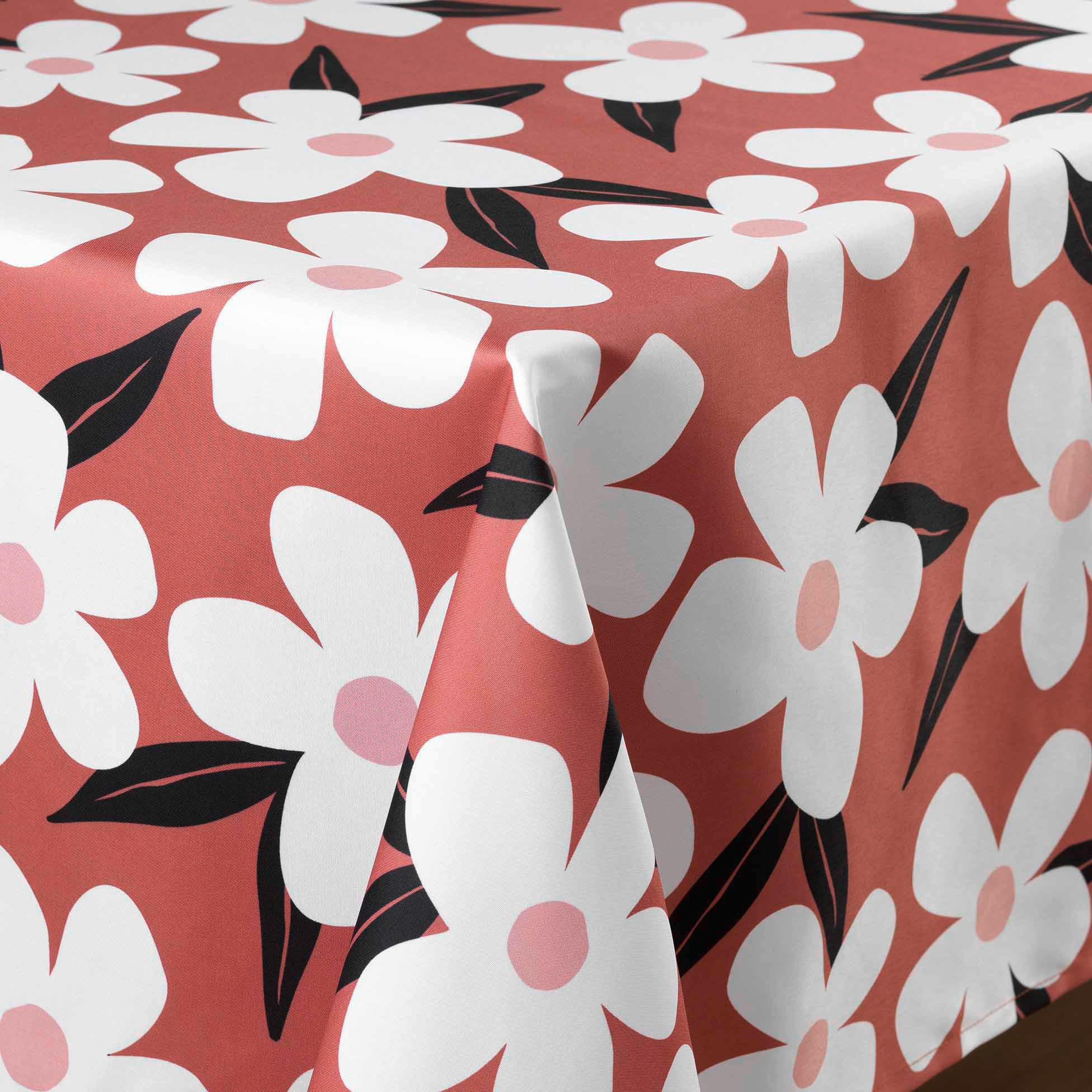 TISCHDECKE Darcy 140/240 cm - Orange, Textil (140/240cm) - Douceur d´intérieur