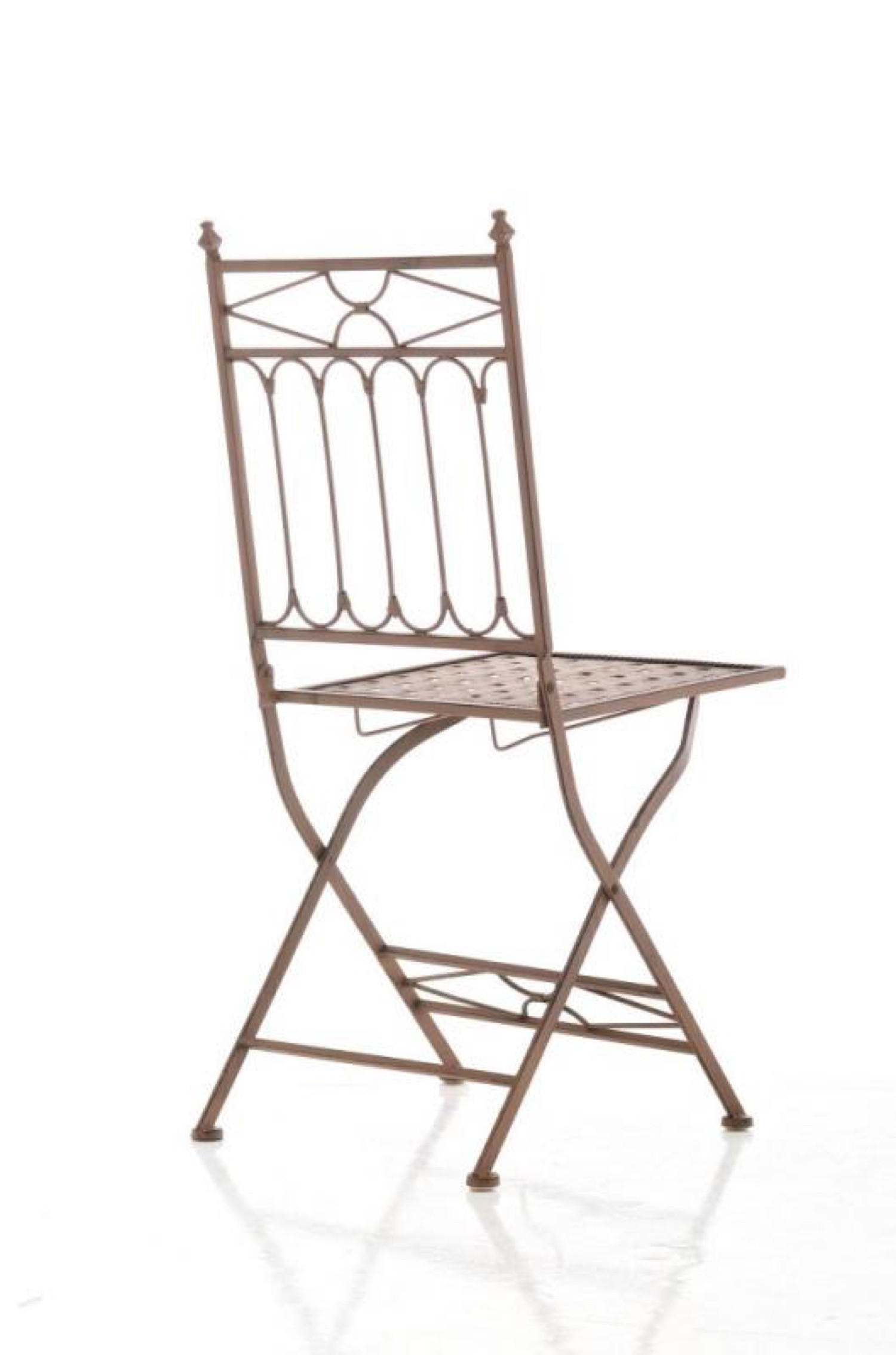 GARTENSTUHL Asiri antik braun - Braun, Metall (40/39/95cm) - TPFGarden