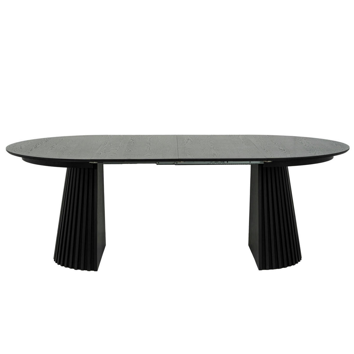 ESSTISCH 120/120/75 Schwarz rund - Schwarz, Holzwerkstoff (120/120/75cm) - Furnhouse