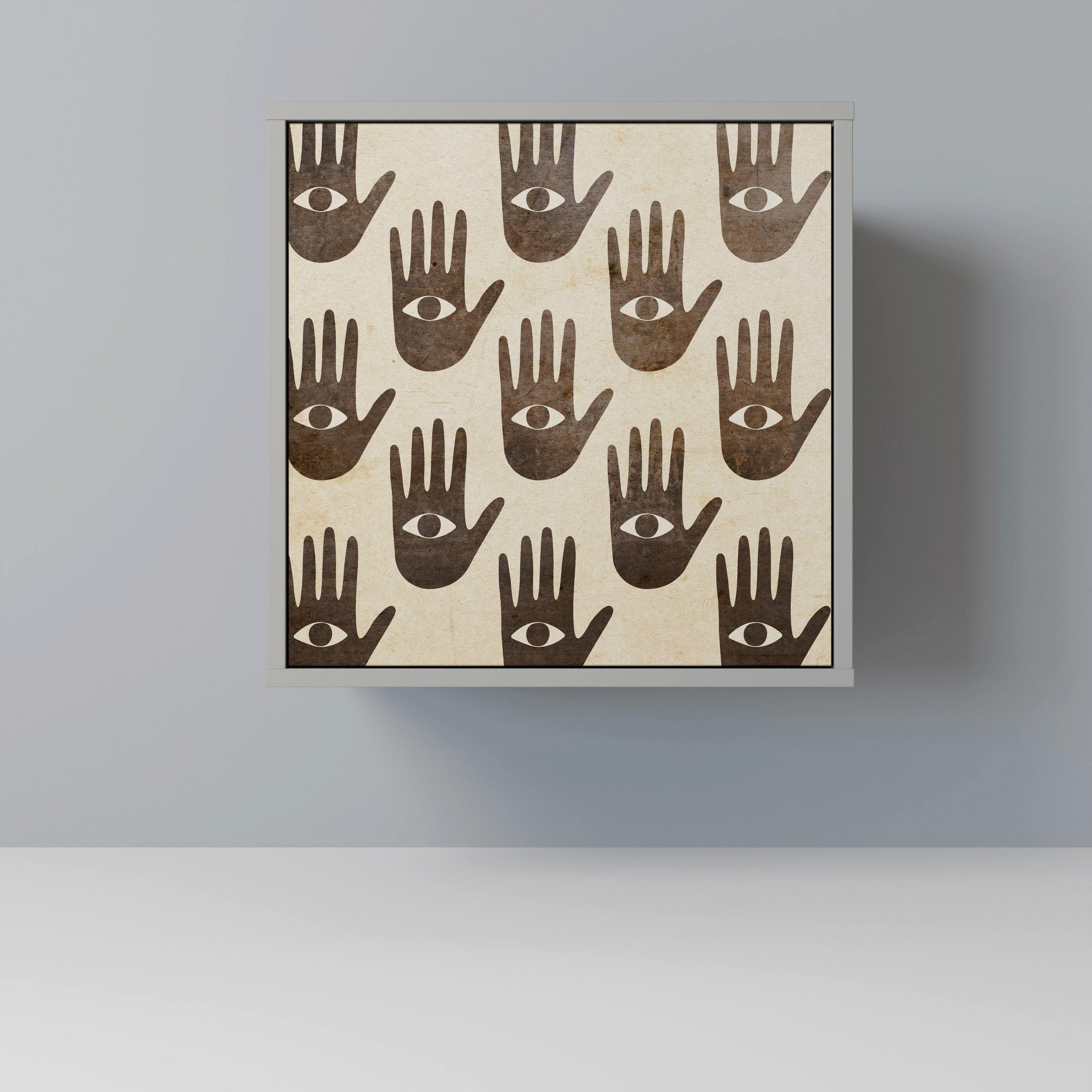 SpaceRebels Sideboard Grau 57.5x57.5x42 cm