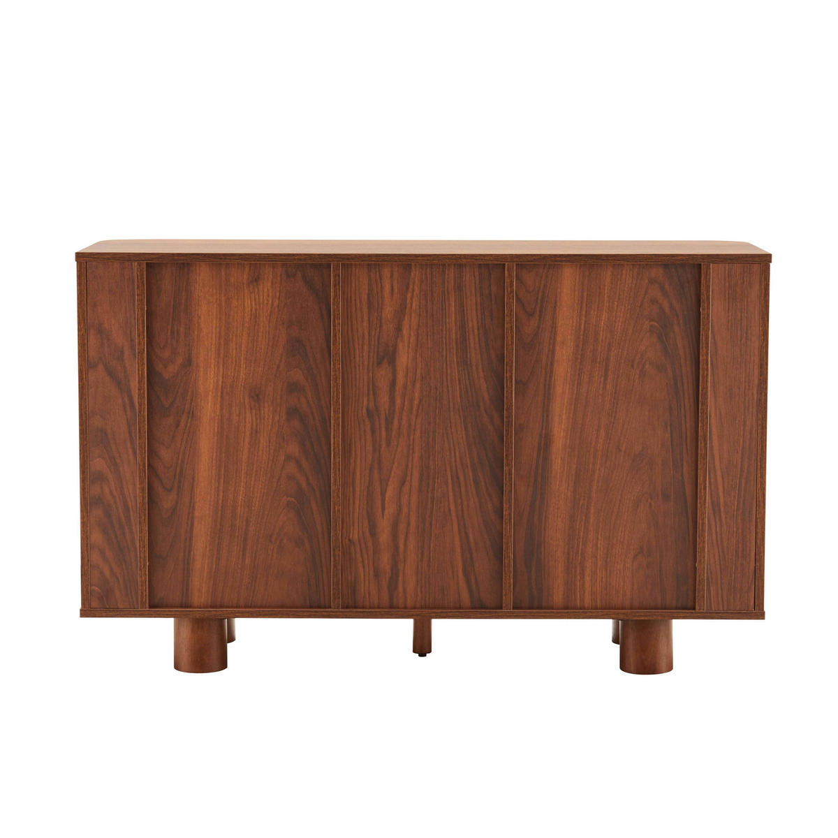 SIDEBOARD 120 cm, dunkles holz - Braun, Holz (40/75/120cm) - Oviala
