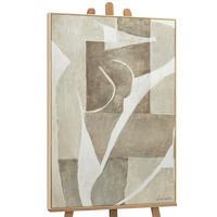 GEMÄLDE Mary Schattenfugenrahmen Eichefarben 140x100 cm - Eichefarben, Holz (140/100cm) - YS-art gallery