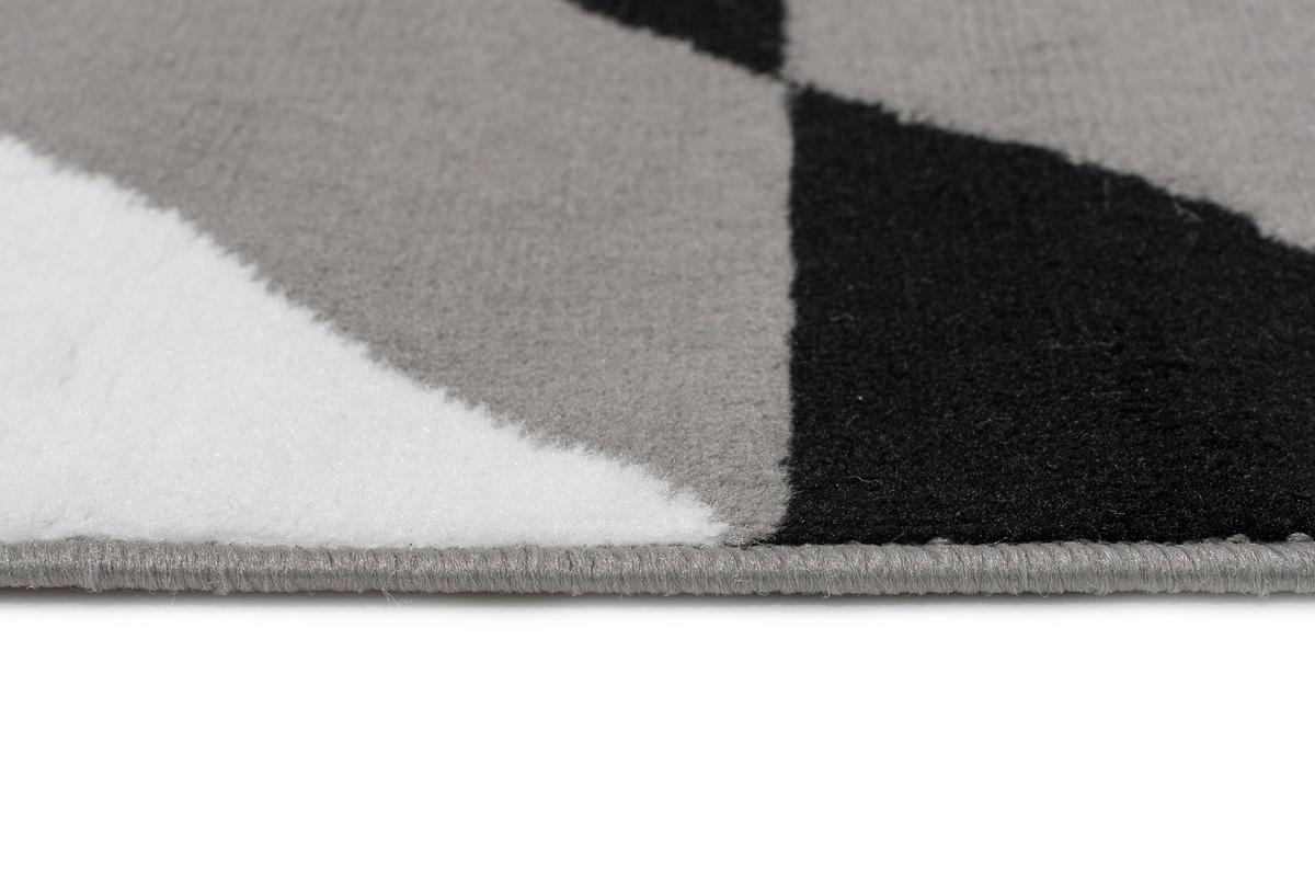 TEPPICH MAYA Blau Dreiecke Geometrisch 250/350 cm - Blau, Textil (250/350cm) - Tapiso
