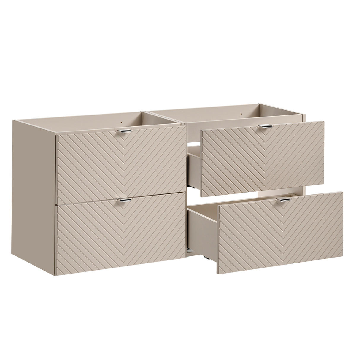 WASCHTISCHUNTERSCHRANK 120cm Manoa Kaschmir - Beige, Holzwerkstoff (120/57/40cm) - Petits-meubles