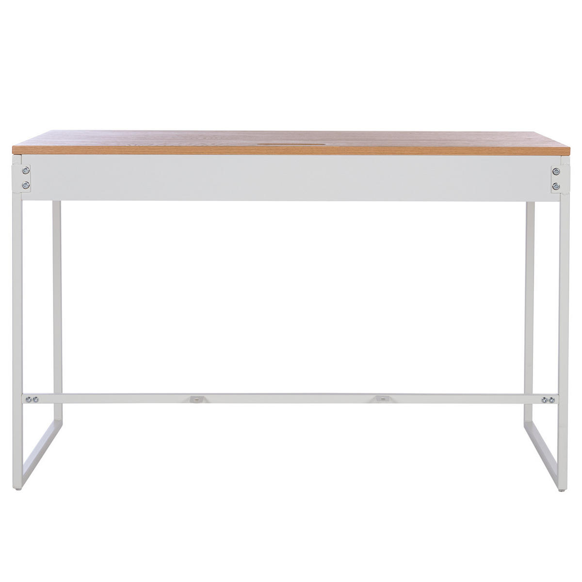 SCHREIBTISCH - Eichefarben, Holzwerkstoff/Metall (60/120/75cm) - home24