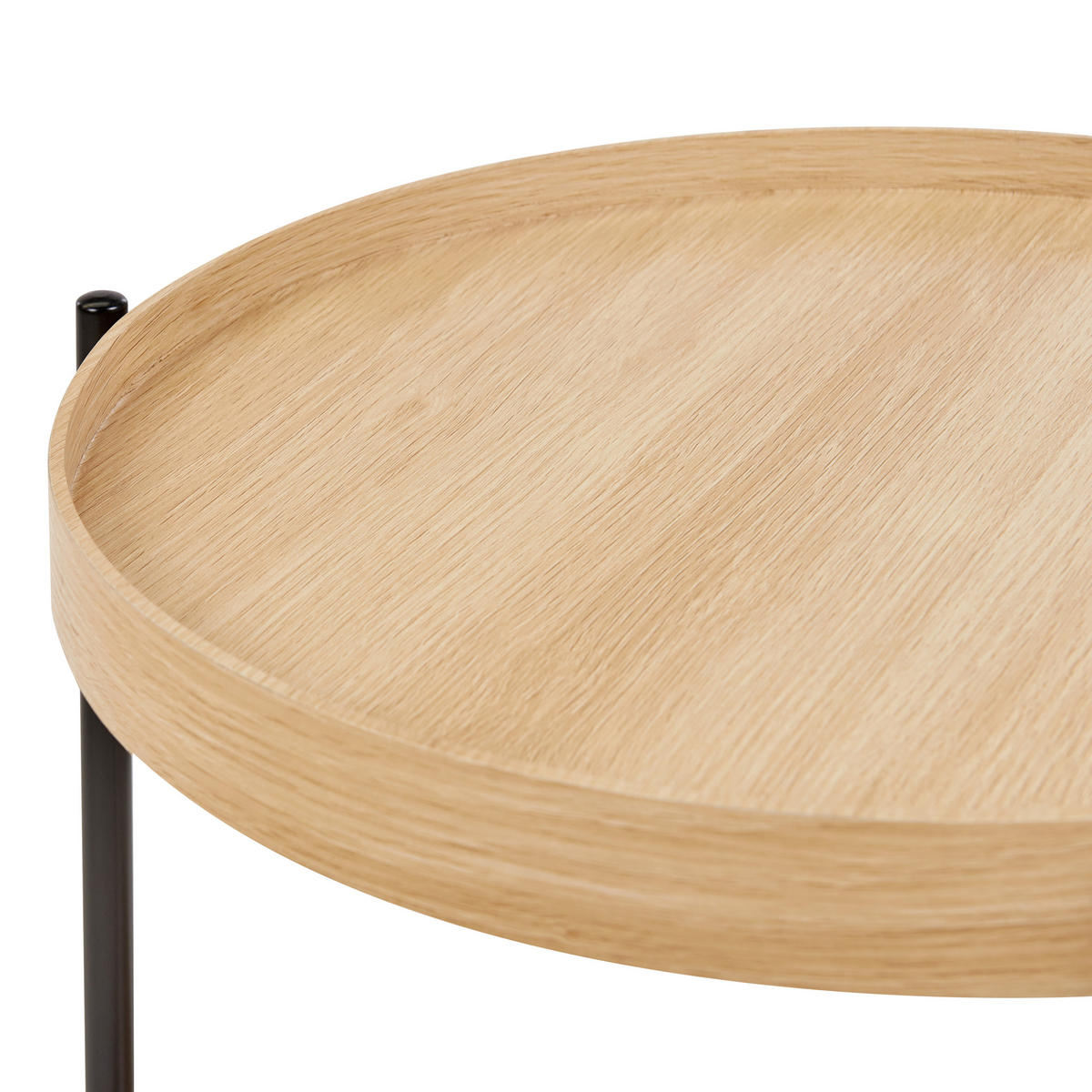 BEISTELLTISCH Hellbraun Lander - Braun, Holzwerkstoff (49/49/54cm) - Beliani
