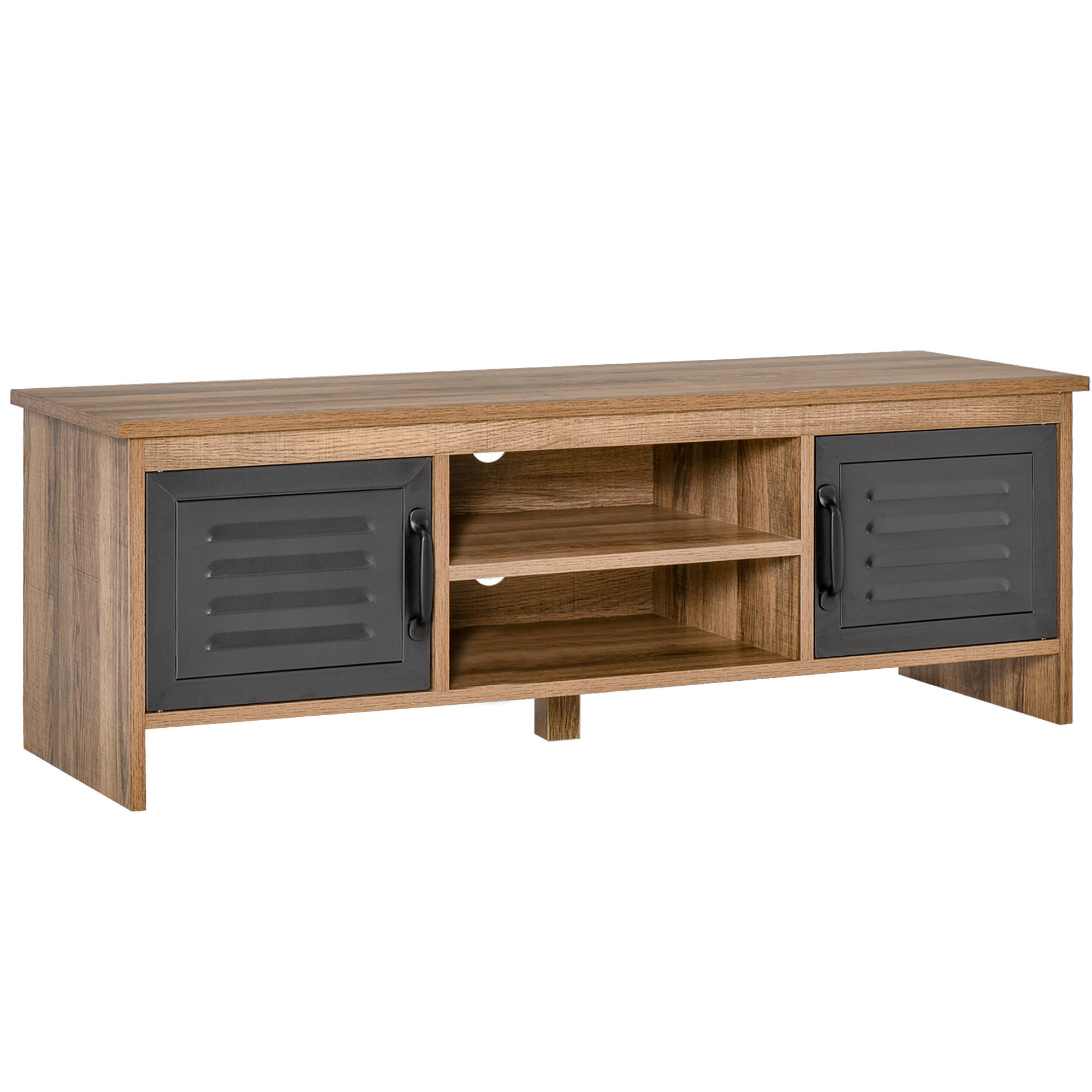 TV-MÖBEL Braun 1 Stück - Braun, Holzwerkstoff (109/38/35cm) - GiPP