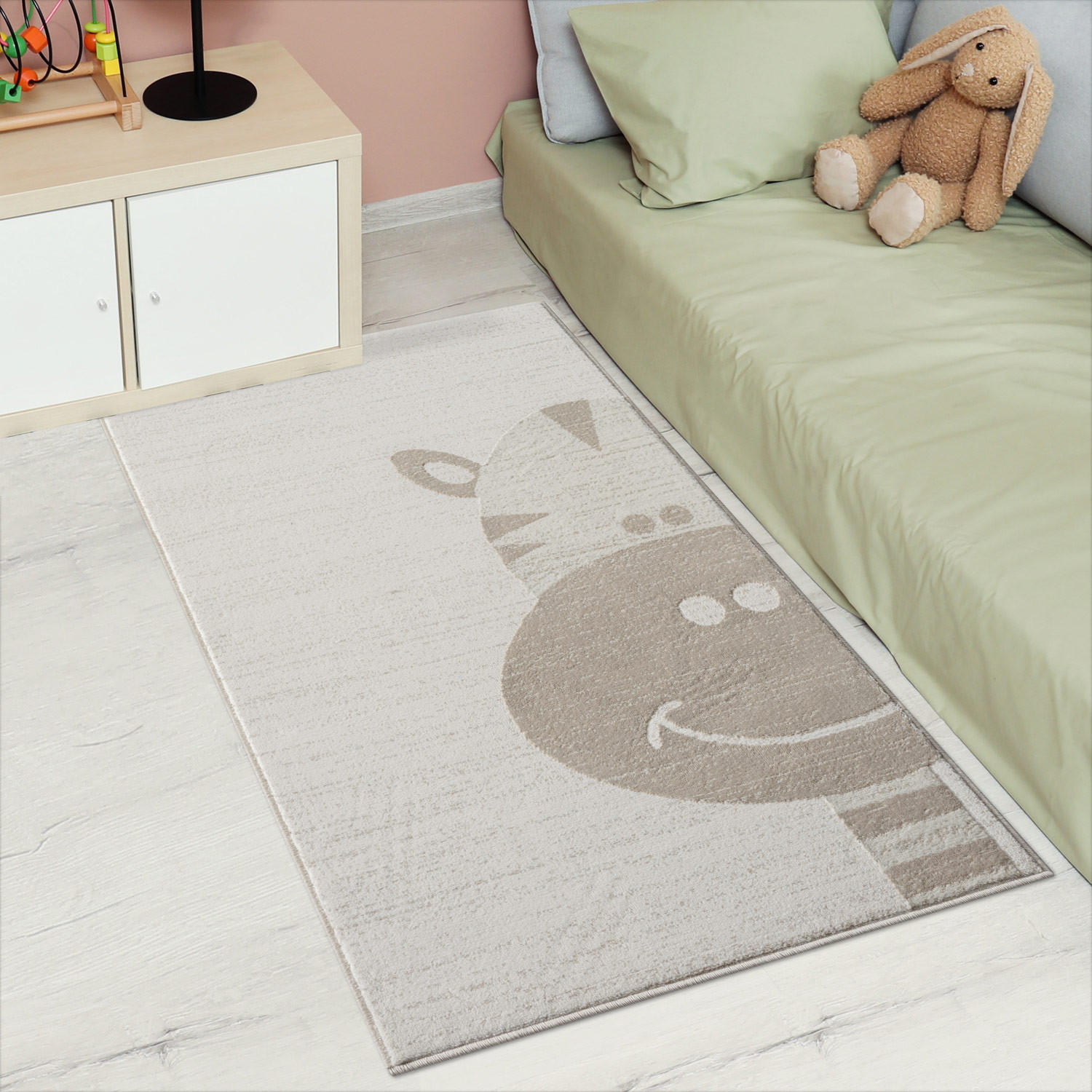 KINDERTEPPICH Mara 715 Creme 80x150 cm - Beige/Creme, Textil (80/150cm) - carpet city