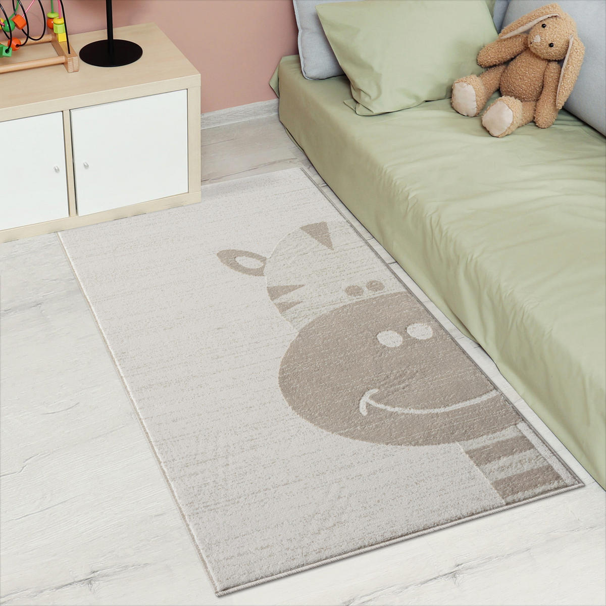 KINDERTEPPICH Mara 715 Creme 80x150 cm - Beige/Creme, Textil (80/150cm) - carpet city