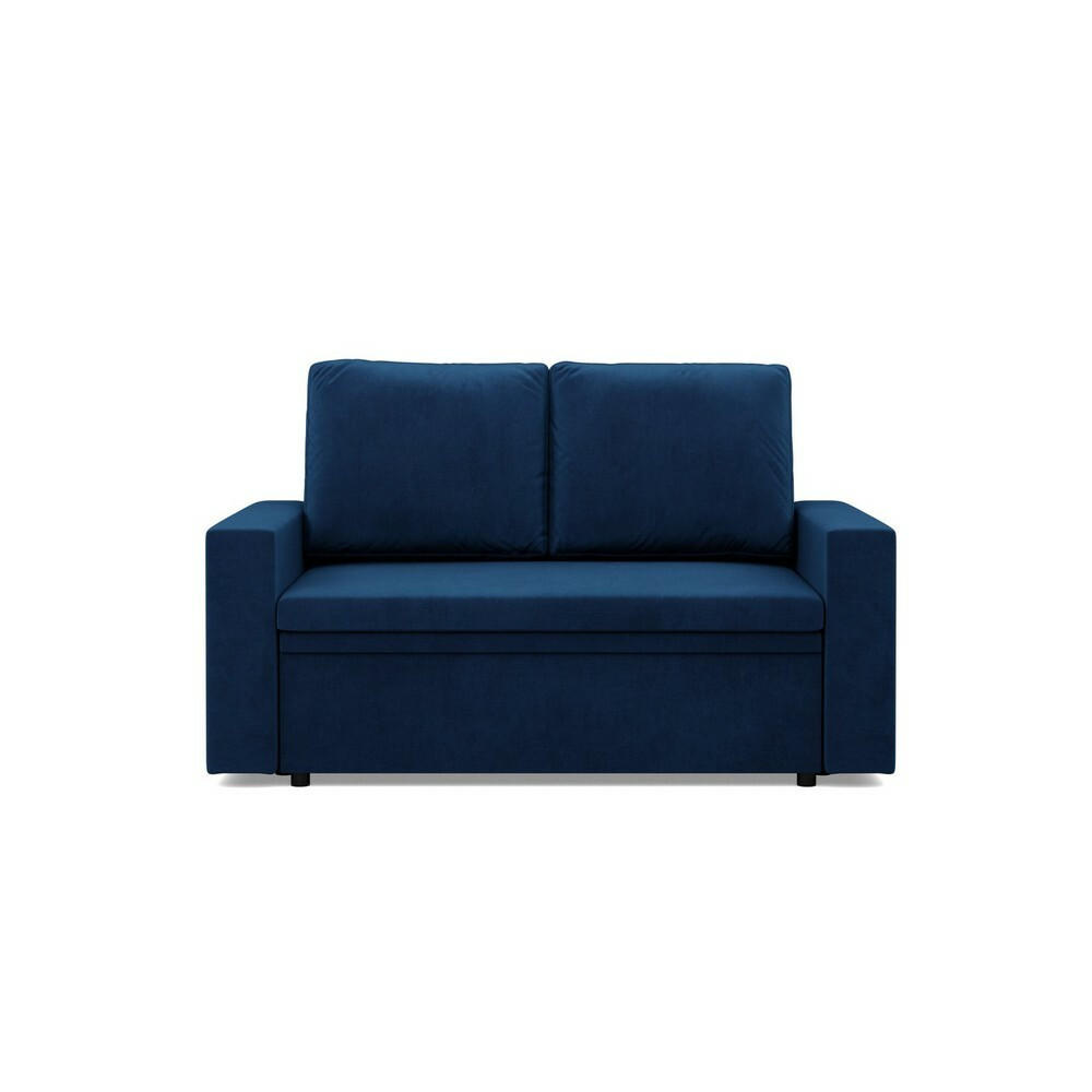 SOFA Neo mit gerader Armlehnen dunkelblau - Dunkelblau, Textil (148/90/87cm) - SIMKAM Furniture