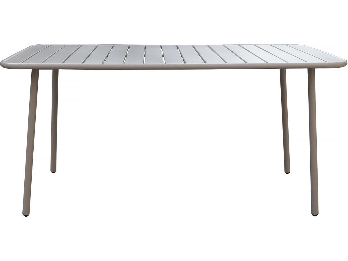 GARTENTISCH bilbao Taupe - Taupe, Metall (150/90/71cm) - Habitat Garten