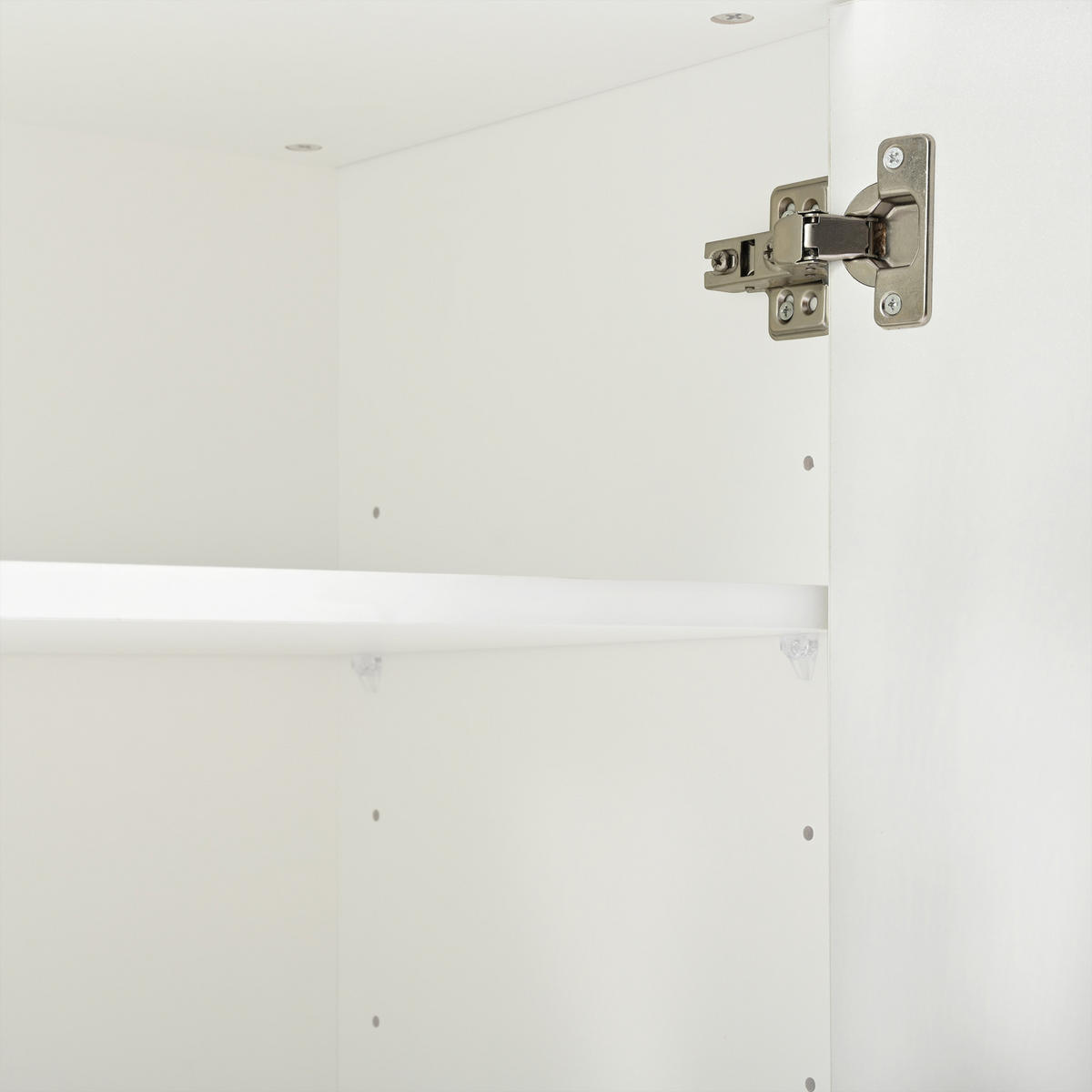 SCHUHSCHRANK groß Weiß 120x35x99cm - Weiß, Holzwerkstoff (35/99/120cm) - FLIEKS