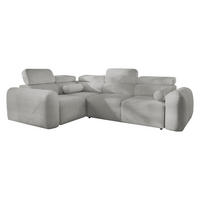 ECKSCHLAFSOFA Volare II, Seite: Links - Hellgrau, Holz/Textil (273/204cm) - MIRJAN24