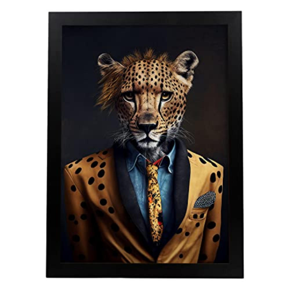 POSTER Gepard In Voller Farbe Fotostil A3 Rahmenlos - Klar, Papier (29.7/5/42cm) - Nacnic