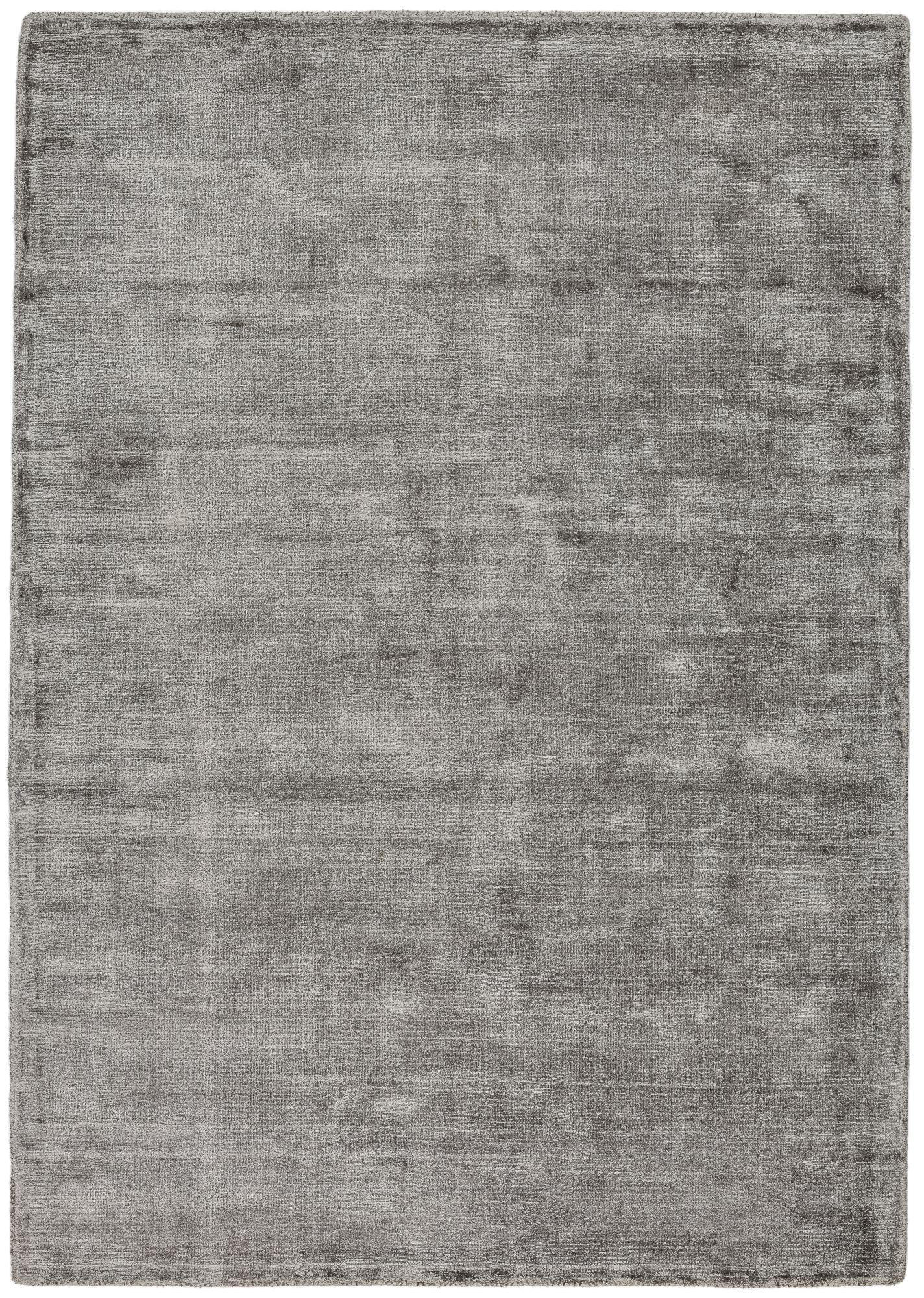 Theko Viskoseteppich Grau 40x60 cm