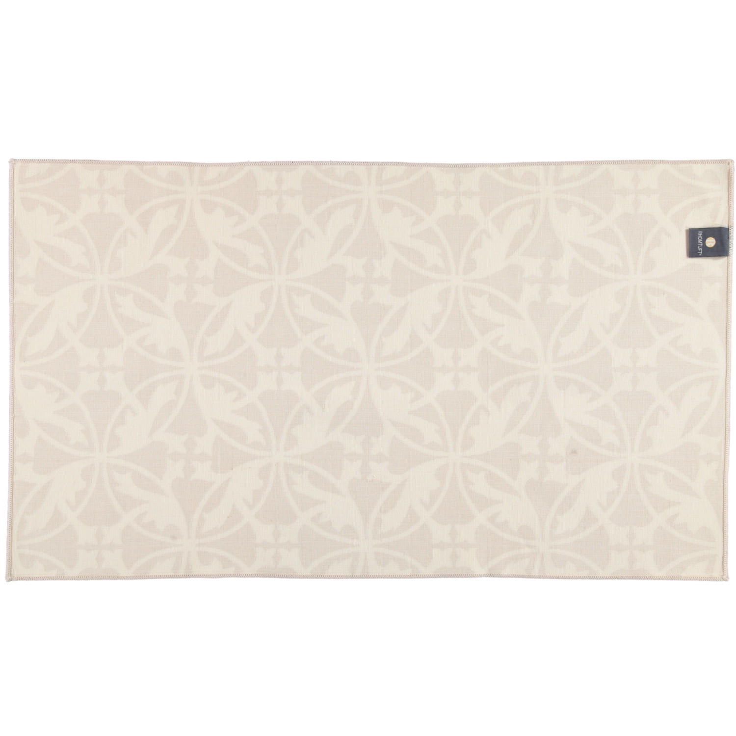 BADEMATTEN MAURO NATUR-WEISS - 830 - Beige, Textil (70/120cm) - Rhomtuft