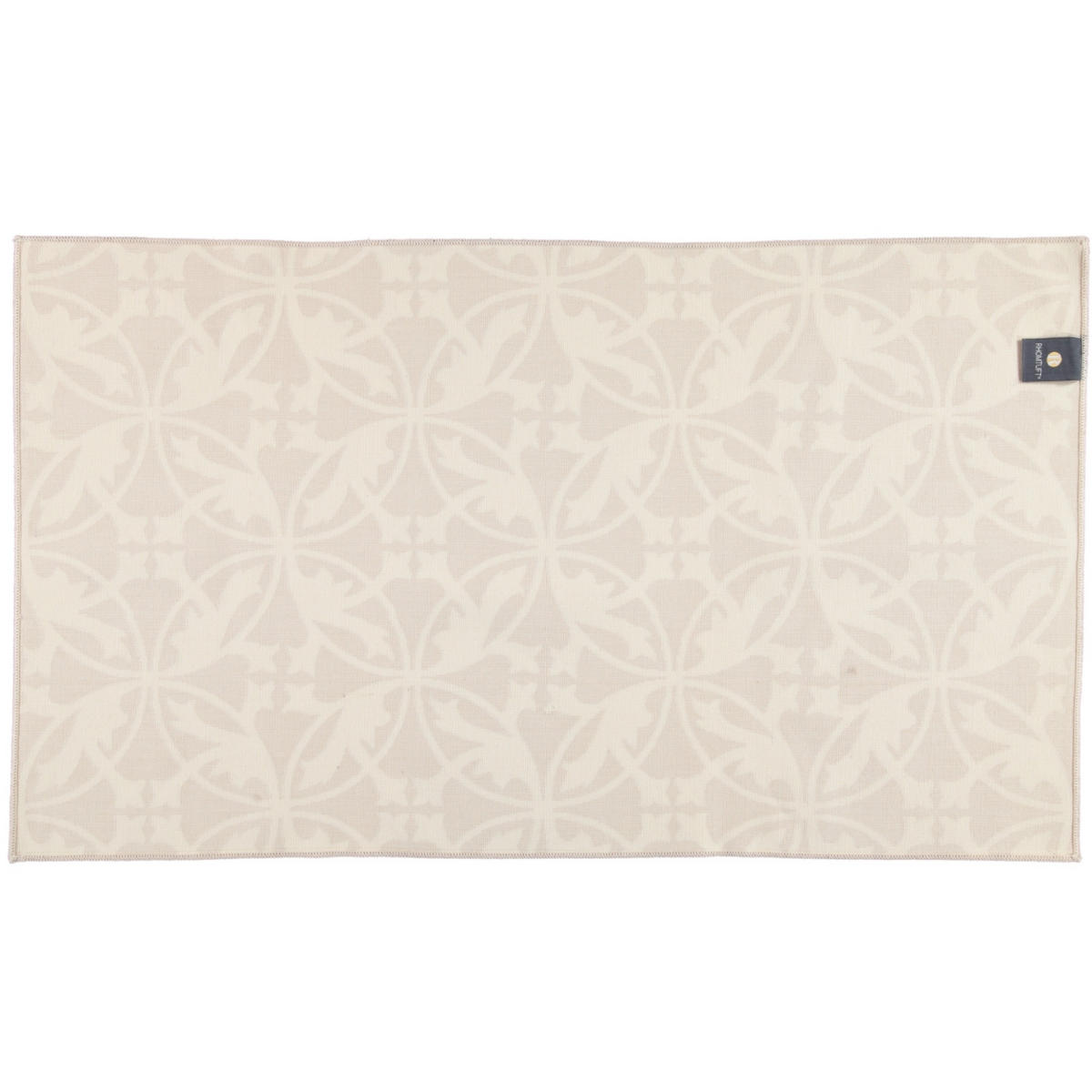 BADEMATTEN MAURO NATUR-WEISS - 830 - Beige, Textil (70/120cm) - Rhomtuft